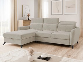 Hoekbank Lincoln 200, Aanwezig, Aanwezig, 238x148x74cm, 95.7 kg, Poten: Metaal, Hout: Beuk, Grenen