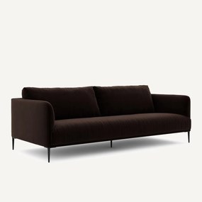 3- of 4-zits fluwelen bank, OSCAR, ontwerp Emmanuel Gallina