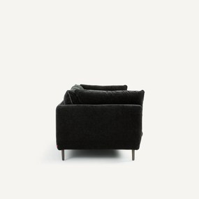 2-zits bank, chenille fluweel, Botero