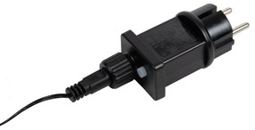 Kerst vloerlamp zwart boom 150cm incl. LED met timer IP44 - Caspar