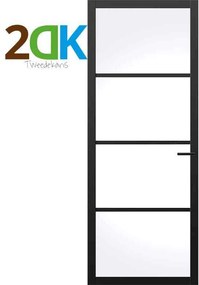 Tweedekans - Binnendeur - Nova Design - NDB900 - Opdek - Links - 73x231,5 cm - Afgelakt