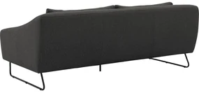 Goossens Excellent Bank Gs-2105 grijs, stof, 2,5-zits, elegant chic