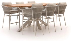 Barset Bellagio | 6 personen | Tuinset teakhout | 7-delig | Kees Smit Tuinmeubelen
