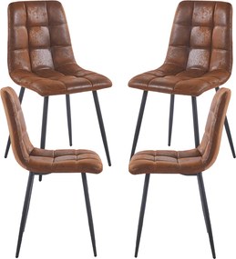 Set 4 Stuhl Stoelen
