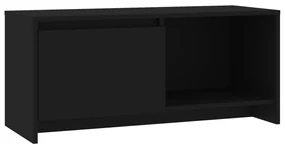 vidaXL Tv-meubel 90x35x40 cm spaanplaat zwart