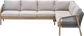 Garden Impressions Alora lounge dining set 2-delig rechts - grey sand