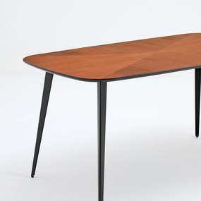 Vintage eettafel, inleghout, 6 personen, WATFORD