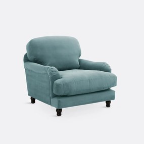 Fauteuil fluweel, Noon