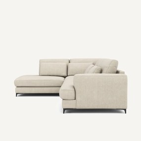 Omvormbare hoekbank links, katoen en linnen, Marsile