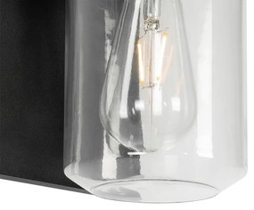 Buitenlamp Moderne wandlamp zwart IP54 - Marshall Modern E27 IP54 Buitenverlichting cilinder / rond