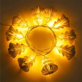 Decoratieve Slinger Met Led-lichtjes Van Vamei-papier Gardenia Wit - Sklum