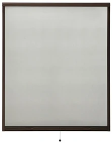 vidaXL Raamhor oprolbaar 160x170 cm bruin