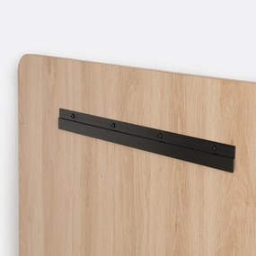 Rechthoekige spiegel in eikenfineer 100x170 cm Iodus