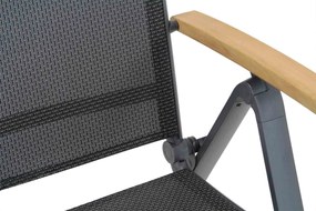 Lifestyle Garden Furniture Rosello Standenstoel Aluminium/teak Grijs