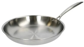 Koekenpan, 3-laags, rvs,Ø 28 cm