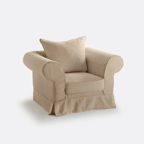 Fauteuil dik linnen, superieur comfort, Adelia