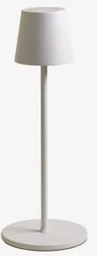 Draadloze Led-tafellamp Isona Wit - Sklum