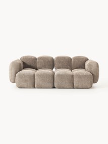 Modulaire bank Tayla (2-zits) van teddy-bouclé