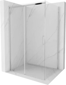 Mexen Omega schuifbare douchecabine 120 x 90 cm, transparant, chroom - 825-120-090-01-00