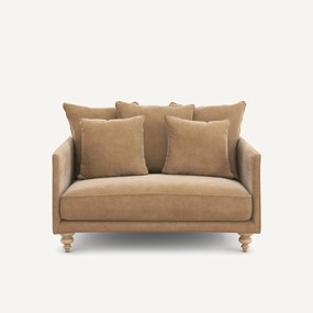 2-zits stonewashed fluwelen bank, Lazare