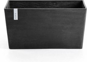 Ecopots bloempot Paris 100 - Rechthoekig - Dark Grey - 99,7 x 46,4 x H51 cm