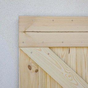 Maatwerk: Schuifdeur -  Pijnboom