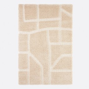 Vloerkleed met geometrisch motief, Nudea