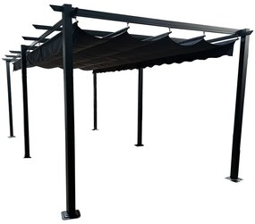 Vrijstaande terraspergola Tenerife 3 x 6 m grijs