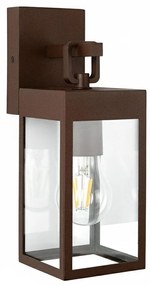 Cartagena Muurlamp Corten met Lichtsensor LED
