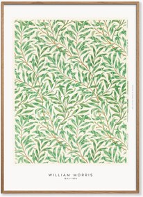 Ingelijste digitale print Green Leaves