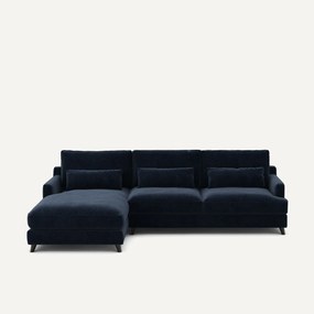 Chenille fluwelen hoekbank, Alwine