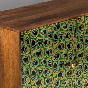 Kleurrijk Dressoir Mangohout - 95x40x80cm.