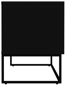 Tenzo Lipp Tv-meubel Met 2 Deuren Zwart - 118x43x57cm.