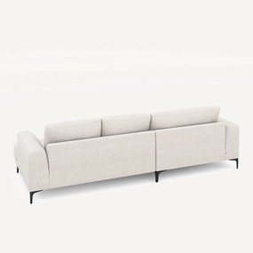 Hoekbank, links XL longchair, in Jasper-stof, MARSILE