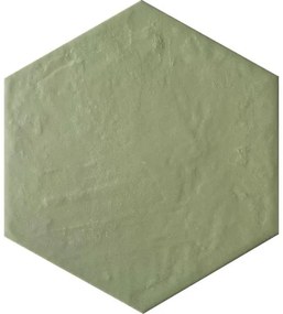 Jos. Dust vloer- en wandtegel - 17.5x20cm - hexagon - R10 - mat sage (groen) 1981195
