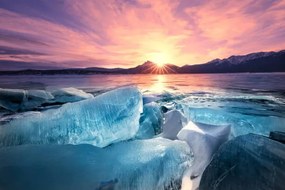 Foto Dawn Breaks, Ice Breaks, Abraham Lake,, fyw PHOTOGRAPHY