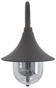 vidaXL Tuin wandlamp E27 42 cm aluminium brons