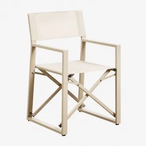 Opvouwbare Regisseursstoel Voor De Tuin Van Staal Antoliana Tapioca Beige - Sklum