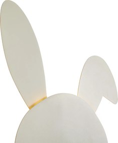 Kinder wandlamp beige incl. LED 3-staps dimbaar - Benny the Bunny