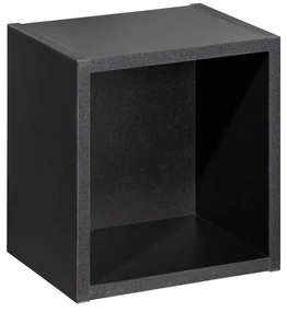 Comad Nova Black kleine open kast 25x20x28cm zwart