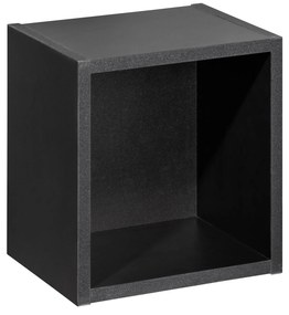 Comad Nova Black kleine open kast 25x20x28cm zwart