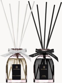 Achthoekige diffuser in een geschenkdoos (wilde lavendel, amber & tijm), 2-delig