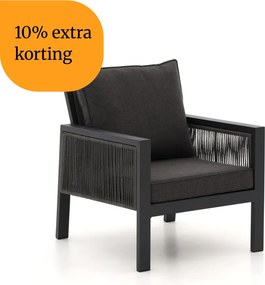 + 10% kassakorting | Lounge tuinstoel | Manifesto Alzano | Textileen | Grijs | Kees Smit Tuinmeubelen