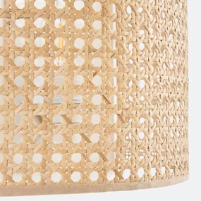 Wandlamp in gevlochten rotan, Dolkie