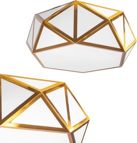 Hangende plafondlamp 45cm APP1239-C Złota