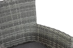 Tuinstoel Wicker Grijs-antraciet Domani Furniture Miami