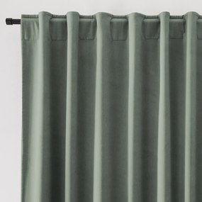Thermisch gordijn in fluweel met verdekte lussen, Velvet