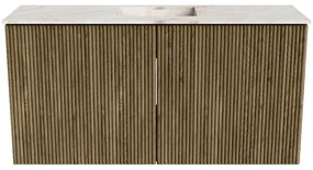 Mondiaz Joya DLux 80cm toiletmeubel dusk met wastafel faye midden 1 kraangat frappe