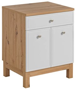 Comad Samoa 851 FSC onderkast 60cm eiken/wit