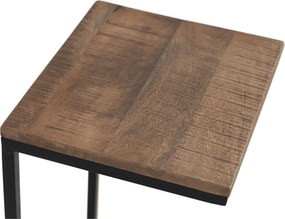 Industrieel Bijzettafel Collins Bruin